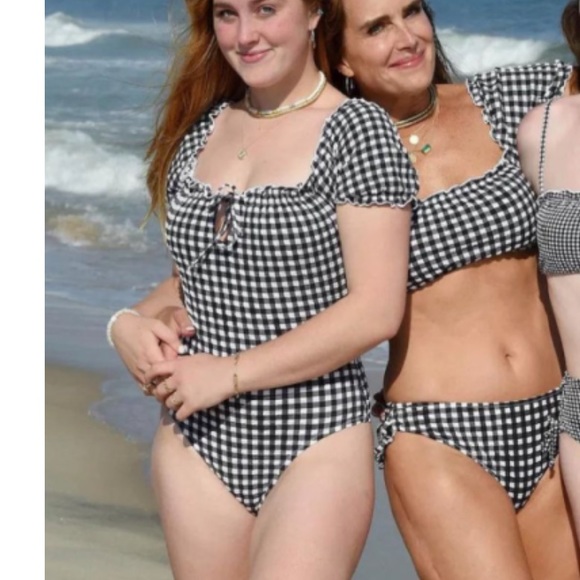 Aerie gingham one piece - Picture 2 of 6